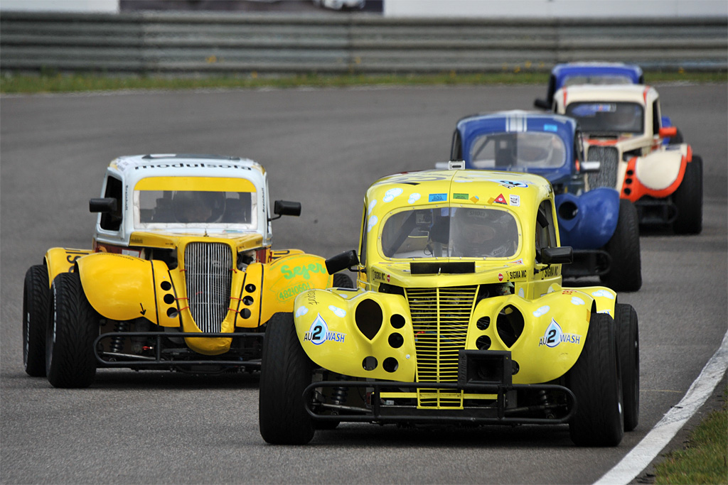 Ole Madsen var en af vinderne, da der sidst blev kørt OK Legend Car Cup på Padborg Park
(Foto: Morten Alstrup)